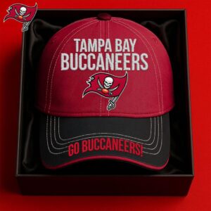 Official Tampa Bay Buccaneers Red and Black Cap