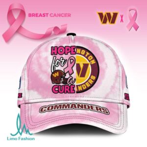 Official Washington Commanders Breast Cancer Support Cap