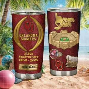 Oklahoma Sooners 135Th Anniversary Boomer Sooner Stadium Leather Style