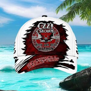 Ozzy Osbourne Madman Rock Hall Of Fame Custom Hat
