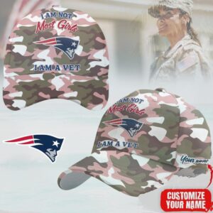 Patriots Pink Camouflage Not Most Girls Veteran Hat