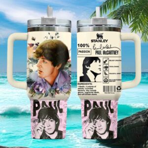 Paul McCartney 100% Passion Ingredients Vintage Fan Tumbler