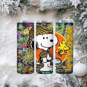 Peanuts Snoopy and Woodstock Insulated Tumbler