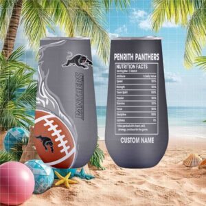 Penrith Panthers Nrl Nutrition Facts Personalized Tumbler