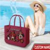 Customizable Bear Mascot Zipper Tote Bag Customizable Bear Mascot Zipper Tote Bag