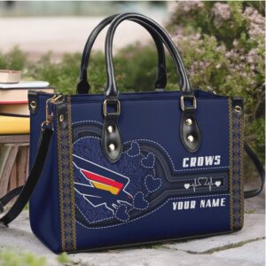 Personalized Denim Look German Heritage Purse Bag