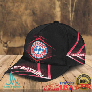 Personalized Die Bayern Red & Black Fan Baseball Cap