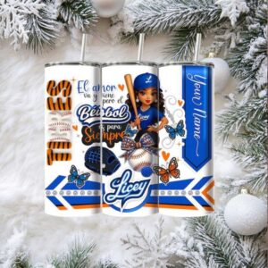 Personalized Dominican Baseball Team Tumbler