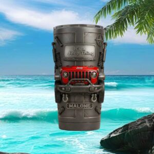Personalized It's a Jeep Thing Custom Name 40oz Off Road Tumbler