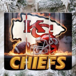 Personalized KC Chiefs Stainless Steel Tumbler