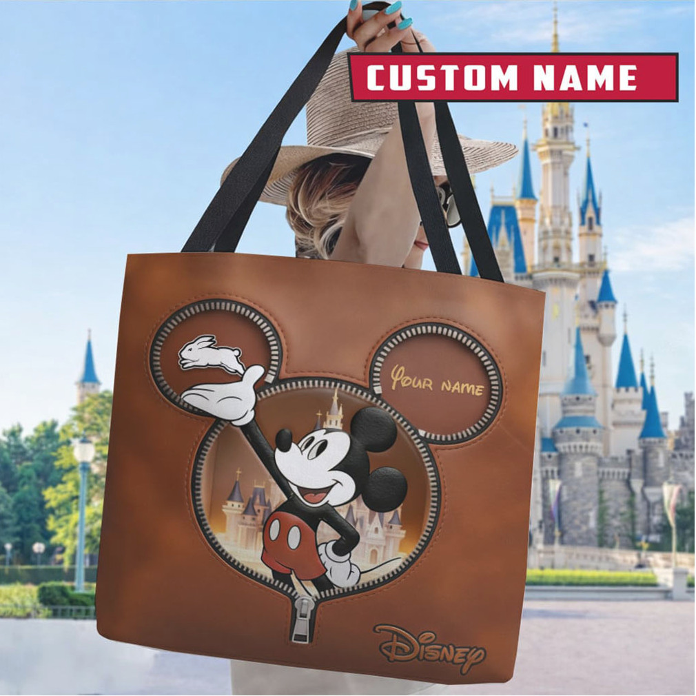 Personalized Mickey Mouse Disney Cartoon Leather Bag Handbag Personalized Mickey Mouse Disney Cartoon Leather Bag Handbag