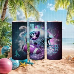 Personalized NFL Las Vegas Raiders Travel Tumbler