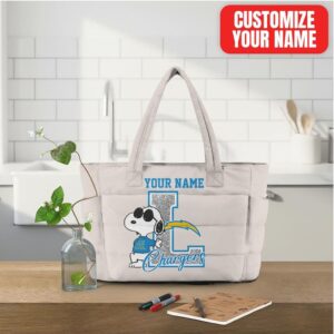Personalized Peanuts x Chargers Game Day Bag