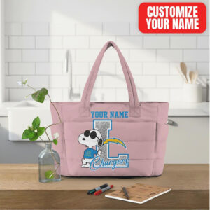 Personalized Peanuts x Chargers Game Day Bag