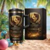 Elvis Presley 90th Birthday Celebration Teal Glitter 40oz Travel Tumbler Elvis Presley 90th Birthday Celebration Teal Glitter 40oz Travel Tumbler