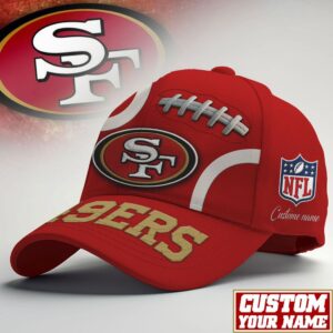 Personalized San Francisco 49ers Football Snapback Hat