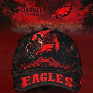 Philadelphia Eagles NFL Stranger Things Classic Cap Philadelphia Eagles NFL Stranger Things Classic Cap