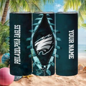 Philadelphia Eagles Nfl Tumbler Skin Custom Name Tumbler