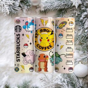 Pikachu & Friends Coffee Companions Your Daily Brew, Evolved Tumbler