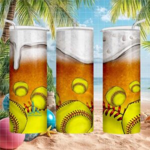 Pitcher Perfect Beer & Softball Tumbler