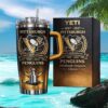 New York Giants 100th Anniversary Big Blue Tribute Leather Wrap Tumbler MetLife Stadium New York Giants 100th Anniversary Big Blue Tribute Leather Wrap Tumbler MetLife Stadium
