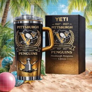 Pittsburgh Penguins 100th Anniversary NHL Collector's 40oz Tumbler