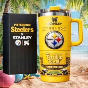 Pittsburgh Steelers x Stanley “The Terrible Towel” Limited Edition Yellow Tumbler