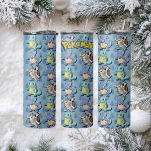 Pokémon Water Type Starters Insulated Tumbler with Straw