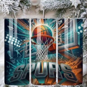San Antonio Spurs 20oz30oz Basketball Sublimation Tumbler