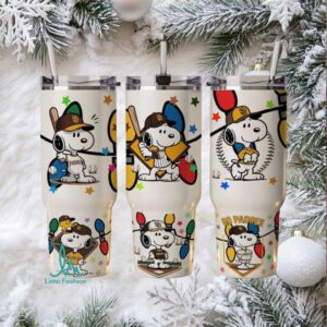 San Diego Padres Snoopy Themed Sports Tumbler