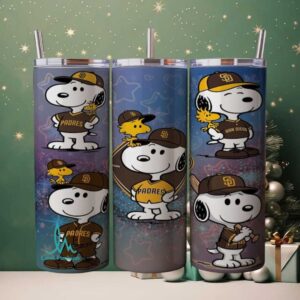 San Diego Padres Snoopy & Woodstock Fan Tumblers San Diego Padres Snoopy & Woodstock Fan Tumblers