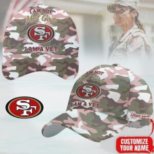 San Francisco 49ers Custom Personalized Camo Classic Cap