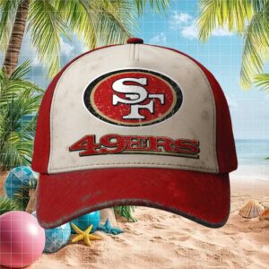San Francisco 49ers Vintage Distressed Adjustable Hat