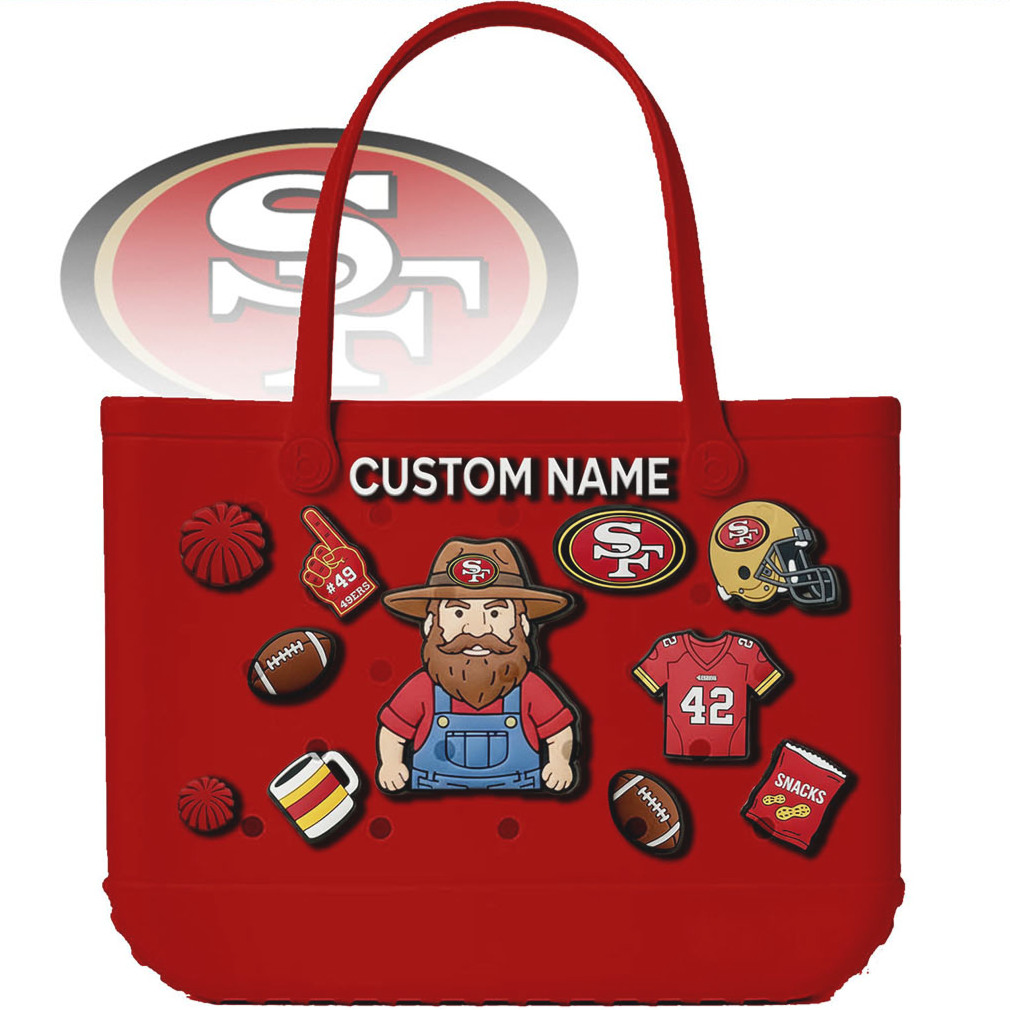 San Francisco 49ers themed Custom Tote Bag San Francisco 49ers themed Custom Tote Bag