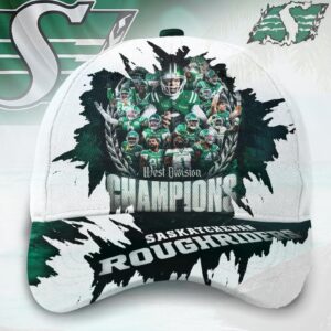 Saskatchewan Roughriders 2025 Grey Cup Champions West Division Cap
