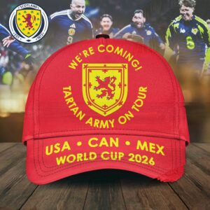 Scotland National Football Team We're Comin Tartan Army 2026 World Cup Classic Cap
