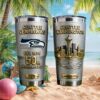 Houston Texans Super Bowl 2026 Commemorative 40oz Tumbler with Handle Houston Texans Super Bowl 2026 Commemorative 40oz Tumbler with Handle