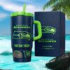 Seattle Seahawks 50th Anniversary 1976 2026 Gold Edition 40oz Insulated Tumbler Seattle Seahawks 50th Anniversary 1976 2026 Gold Edition 40oz Insulated Tumbler