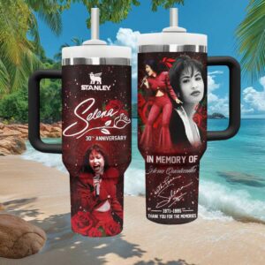 Selena Quintanilla 30th Anniversary “Thank You For The Memories” Stanley Style Tumbler