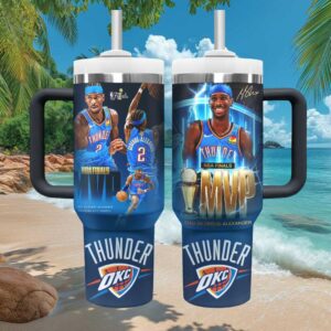 Shai Gilgeous Alexander OKC Thunder NBA Finals MVP Commemorative Design