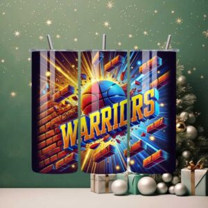 Shattered Wall Warriors Basketball Tumbler