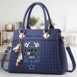 Show Your Team Spirit Personalized Cowboys Bag