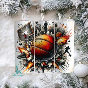Slam Dunk Action Basketball Tumbler