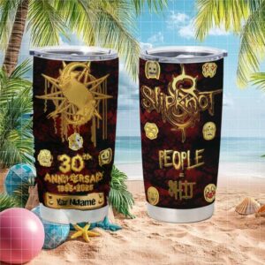 Slipknot People Equal Shit 30th Anniversary 1995 2025 Custom Tumbler