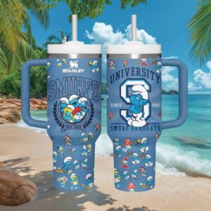 Smurfs University Est 1958 “Call Me Big Papa” Smurf Graduate Design