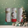 Personalized Flaming Basketball Skinny Tumbler Personalized Flaming Basketball Skinny Tumbler