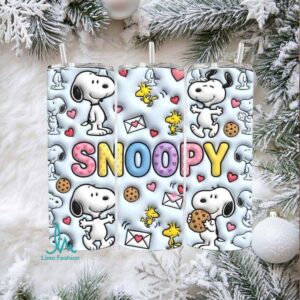 Snoopy & Woodstock Winter Wonderland Insulated Tumbler