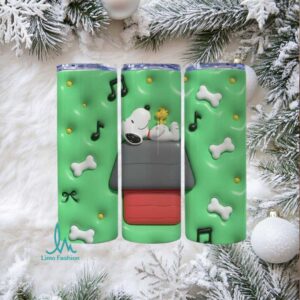 Snoopy and Woodstock Dog House Tumbler Wrap