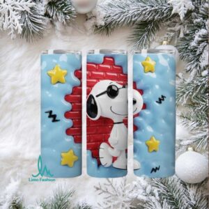 Snoopy with Sunglasses Insulated Tumbler