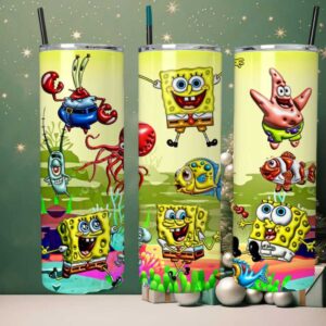 SpongeBob SquarePants Seamless Design Drinkware Tumbler